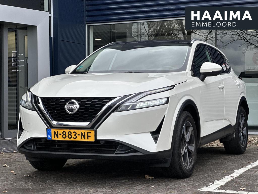 Nissan Qashqai 1.3 MHEV 140pk Premiere Edition | Panoramadak, Voorwielaandrijving, 1304 kg, Stof, Gebruikt