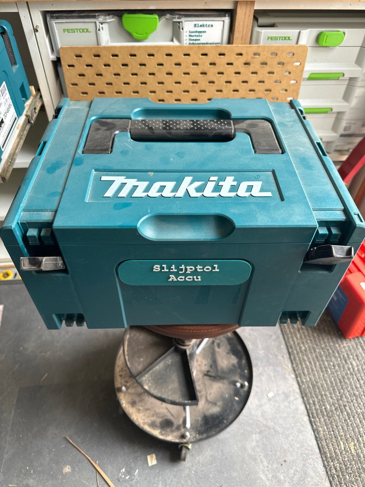 Makita Mbox 3 koffer met inlay voor slijptol, Ophalen, Gebruikt