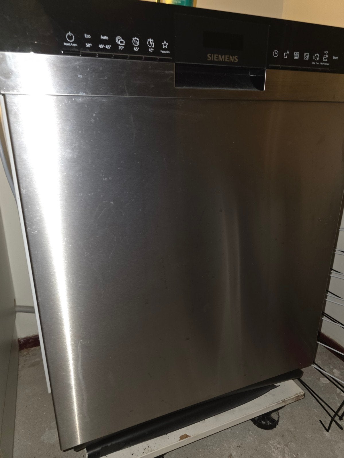 Zo goed als nieuwe Siemens vaatwasser, Ophalen, Minder dan 85 cm, 60 cm of meer, Zo goed als nieuw