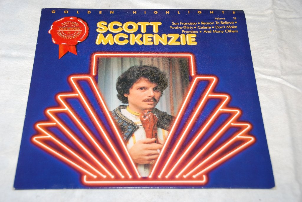 Scott McKenzie – Scott McKenzie LP Vinyl, Gebruikt, 1980 - 1989, 12 inch, Fotohoes