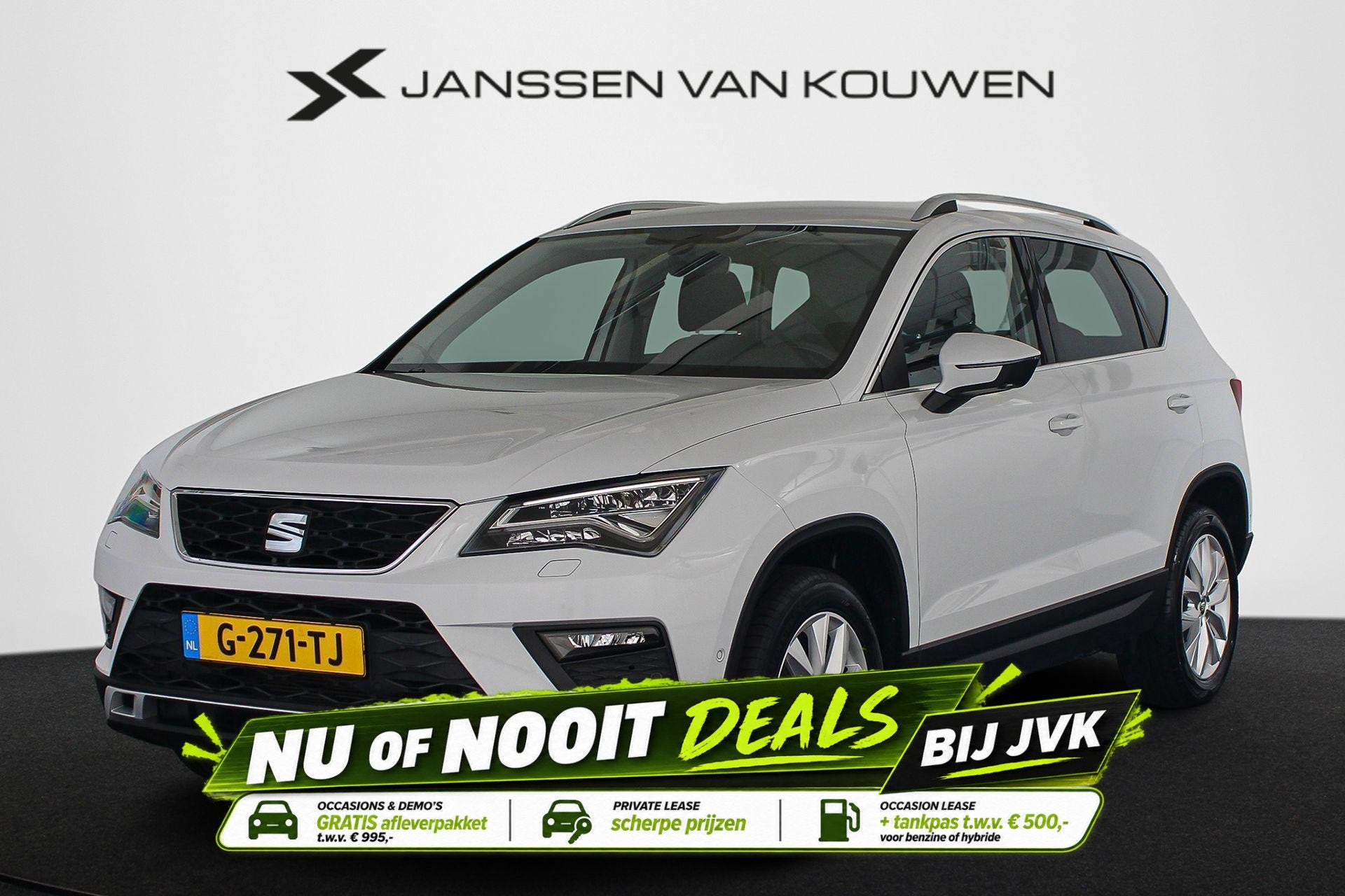SEAT Ateca 1.5 TSI Style Business Intense Stoelverwarming LE, Auto's, Stof, 4 cilinders, 150 pk, Ateca