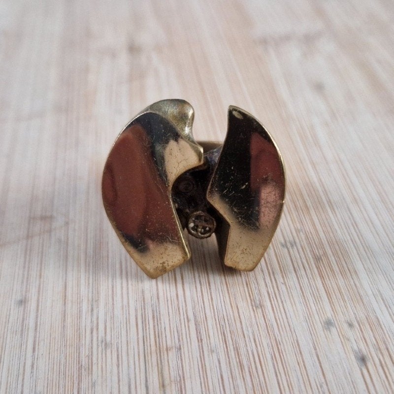 Bjorn Weckstrom bronzen Lapponia ring Henry J, Ophalen of Verzenden, Nieuw, Bruin, Overige materialen