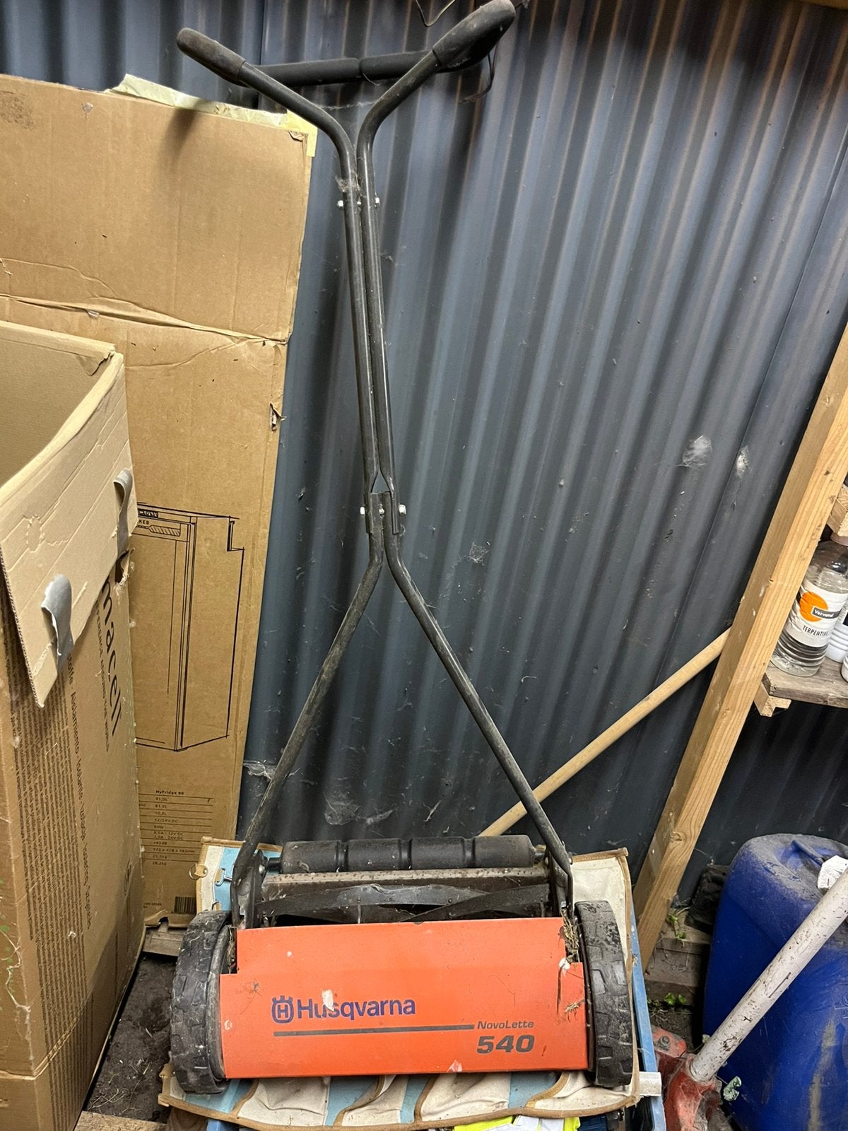 Husqvarna grasmaaier loopmaaier, Tuin en Terras, Ophalen, Gebruikt