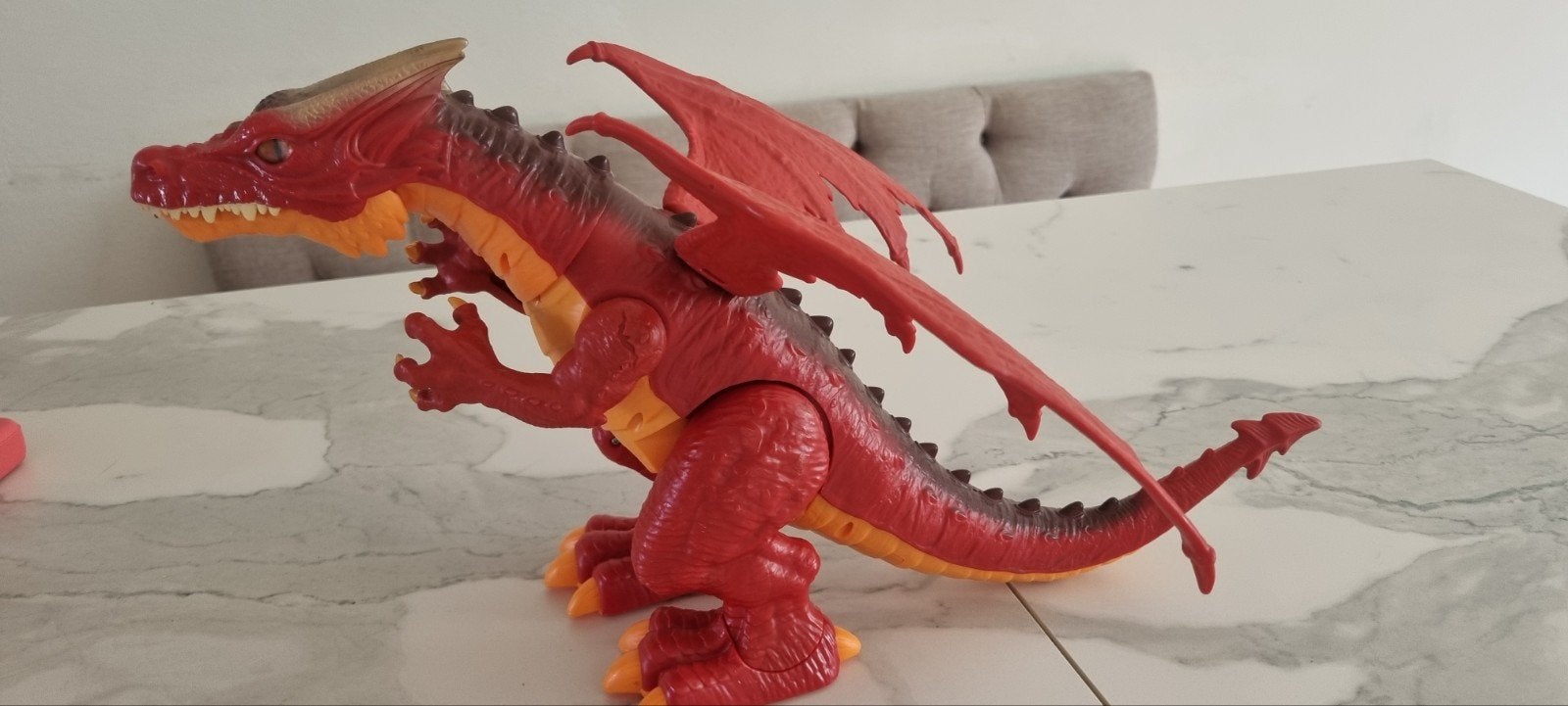 Zuru Robo alive -Grote Rode Draak Speelgoed - Fantasiefiguur, Kinderen en Baby's, Ophalen, Zo goed als nieuw, Jongen of Meisje
