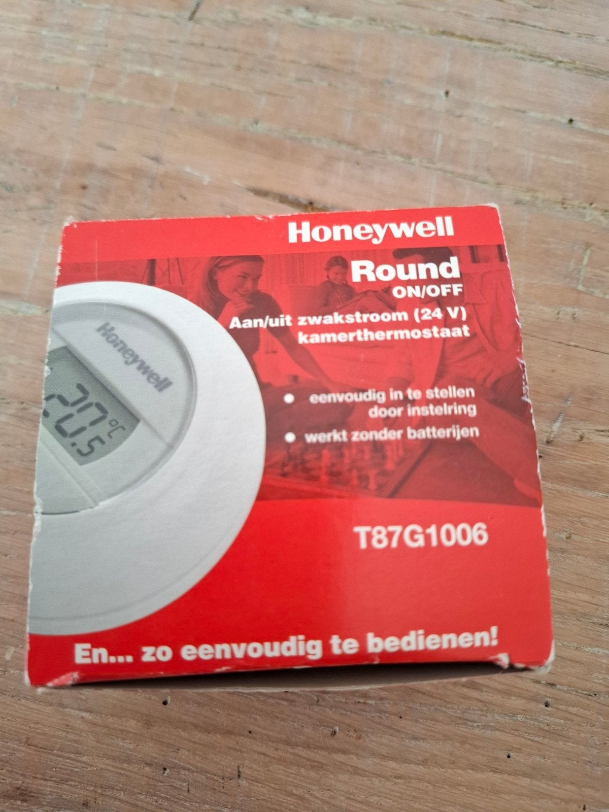 Honeywell Round ON/OFF Kamerthermostaat T87G1006, Doe-het-zelf en Verbouw, Ophalen of Verzenden