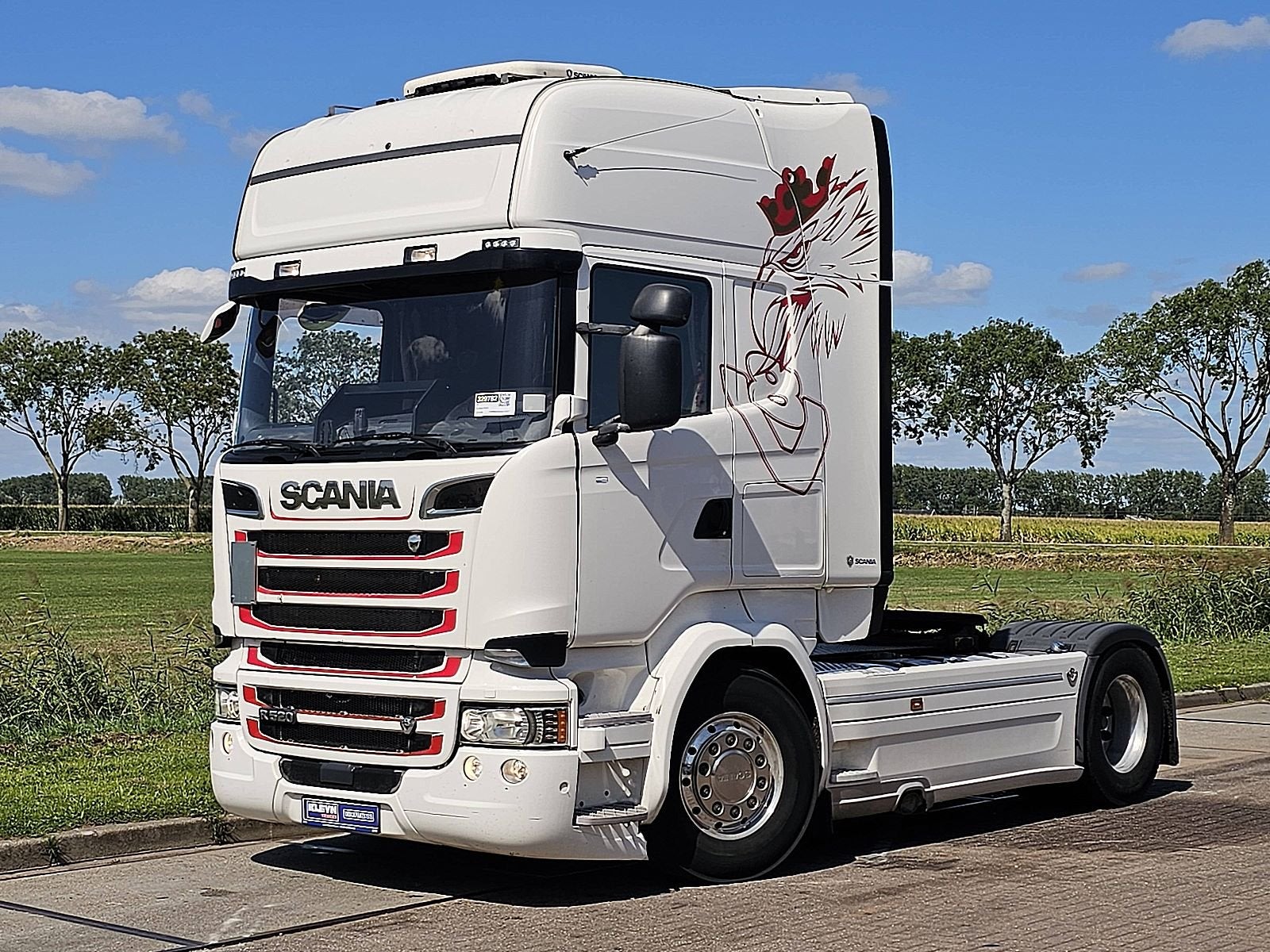 SCANIA R520 komressor, Automaat, Euro 6, Scania, Wit