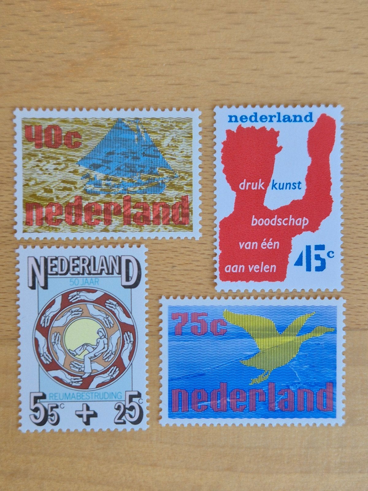 Nederland 1976 gecombineerde uitgifte, Ophalen of Verzenden, Na 1940, Postfris