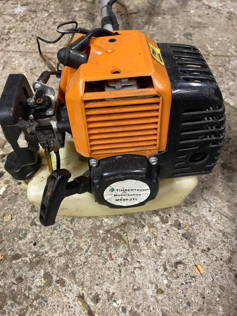 Timbertech stokzaag maaier, Ophalen of Verzenden, Gebruikt, Benzine
