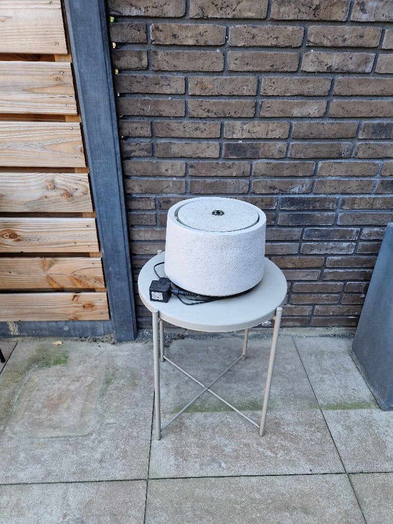 Fontein + Ikea tafel, Ophalen, Gebruikt, Kunststof, Fontein