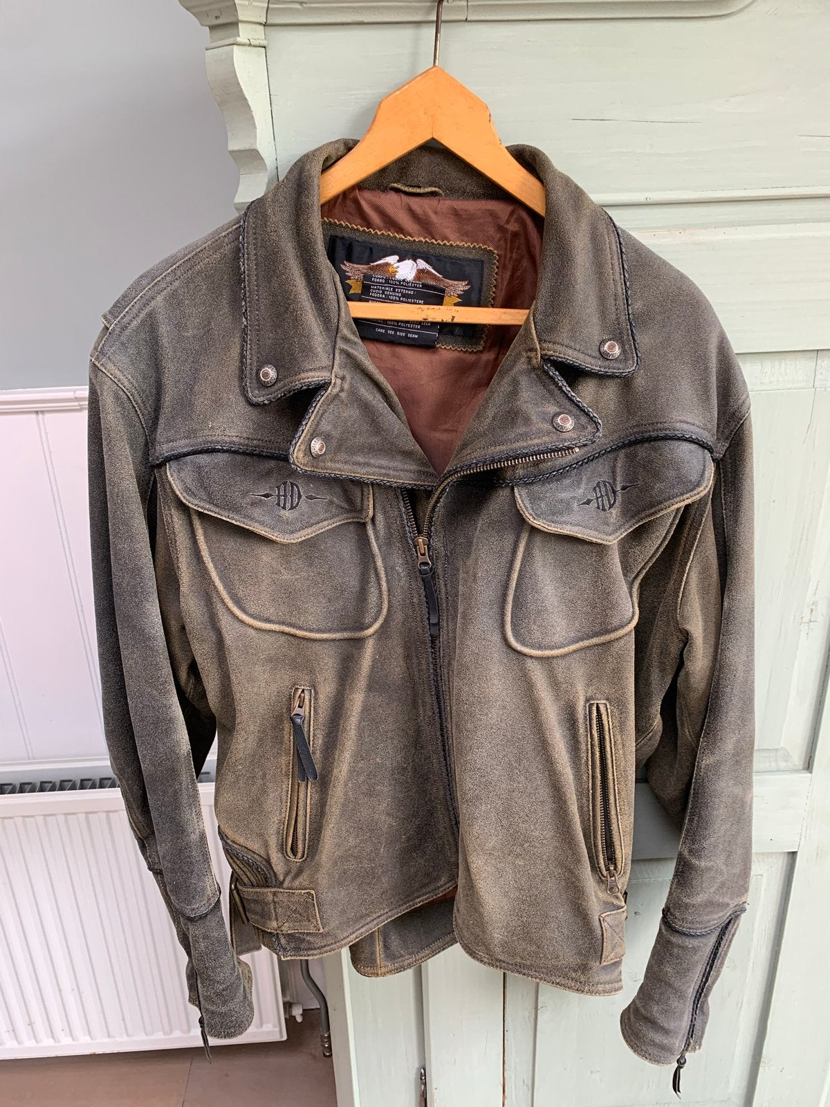 Harley Davidson Leren Motorjack XL - Uitstekende Staat, Ophalen of Verzenden, Tweedehands, Heren, Jas | leer