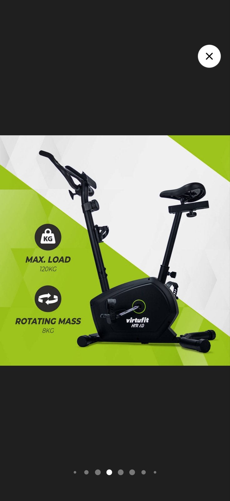VirtuFit HTR 1.0 Hometrainer - Fitness fiets, Ophalen, Gebruikt, Metaal, Benen