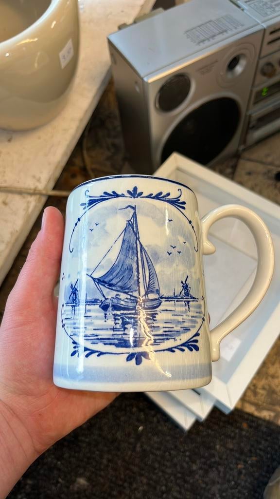 Mok Delfts Blauw, Ophalen