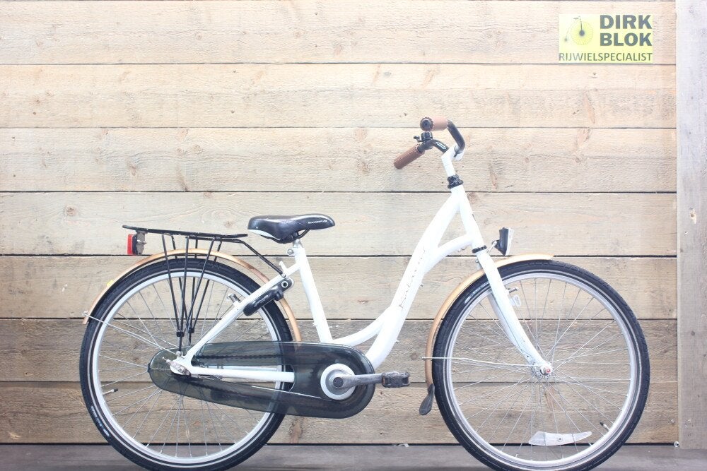 24 inch Batavus Choco Bianco meisjesfiets wit + 3mndgarantie, Niet ingevuld, Gebruikt, Niet ingevuld, Niet ingevuld