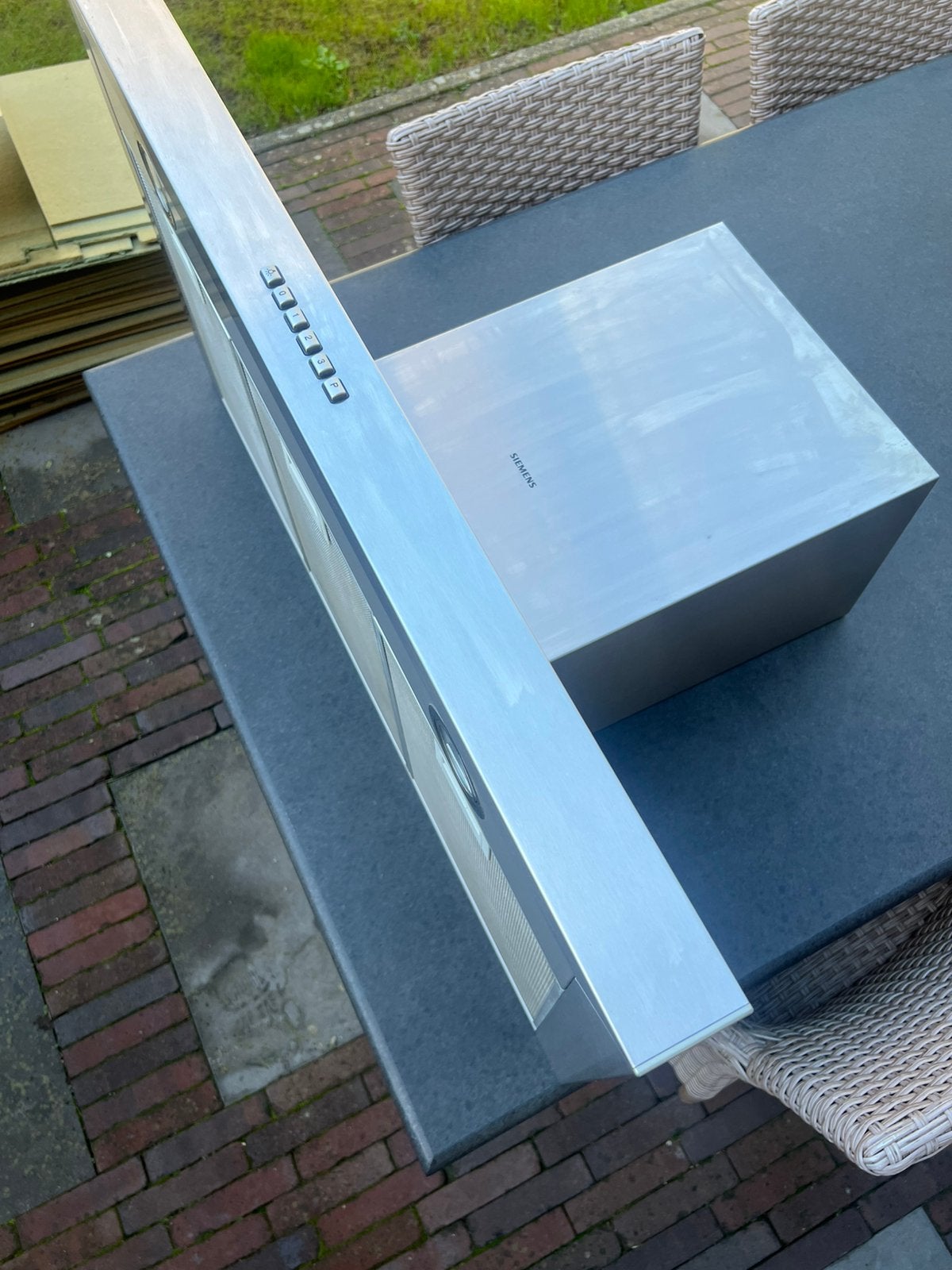 Siemens afzuifkap RVS, Ophalen, Afvoer, Gebruikt, Rvs