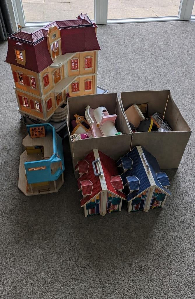 Grote collectie Playmobil huizen en accessoires, Kinderen en Baby's, Speelgoed | Overig, Gebruikt, Jongen of Meisje, Ophalen
