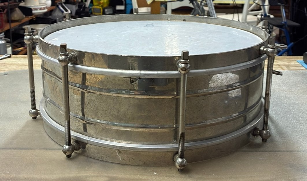 Vintage tamboer trommel, Muziek en Instrumenten, Ophalen, Gebruikt, -, -
