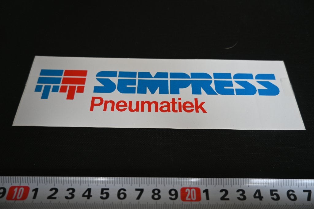 sticker SEMPRESS Pneumatiek, Ophalen of Verzenden, Zo goed als nieuw