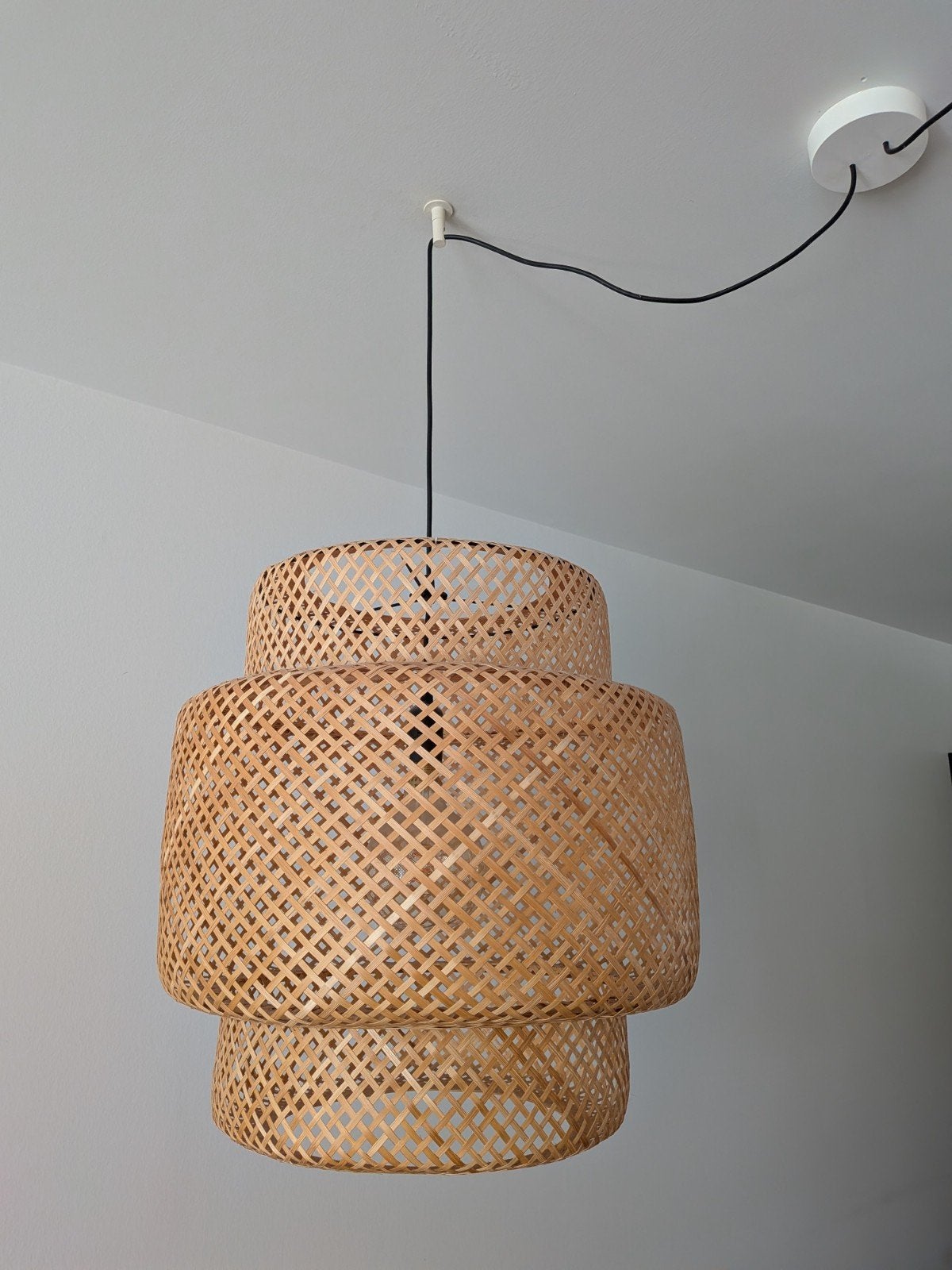 2 Lampen ikea Sinnerlig, Huis en Inrichting, Lampen | Hanglampen, Ophalen