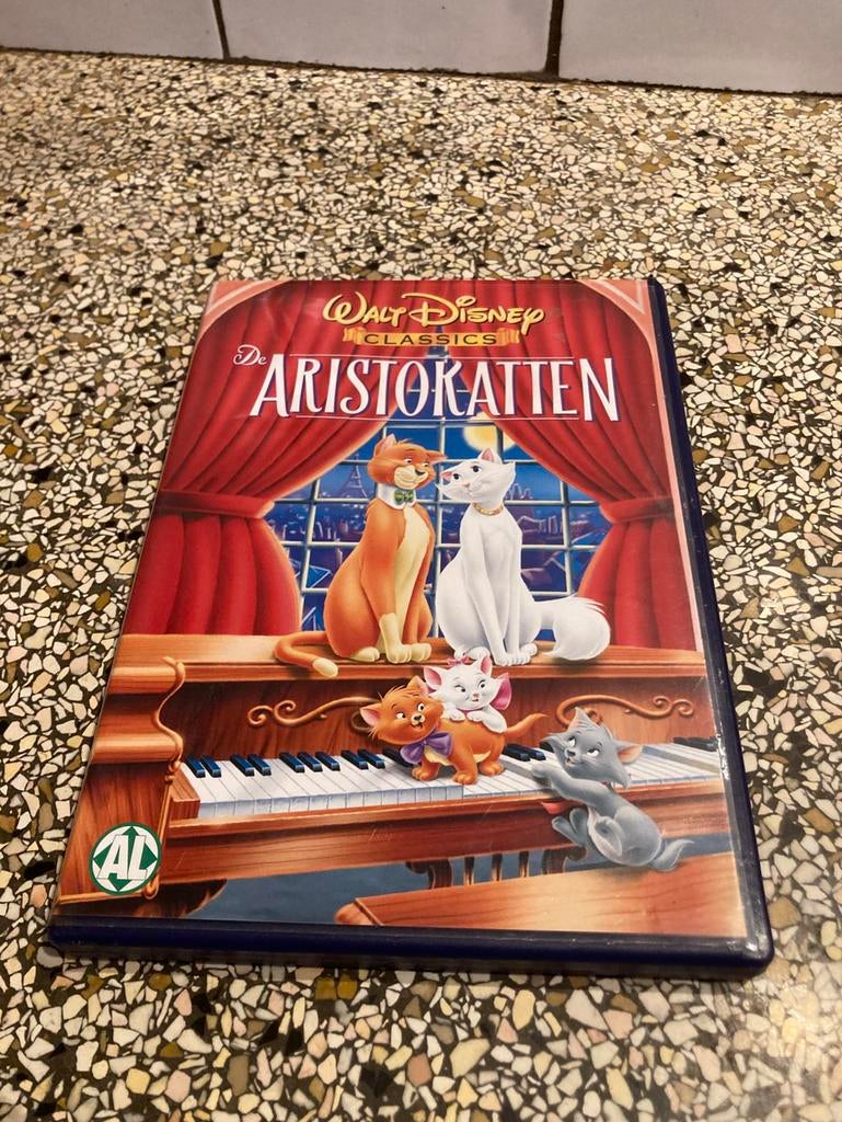 Dvd aristokatten, Alle leeftijden, Ophalen of Verzenden, Zo goed als nieuw