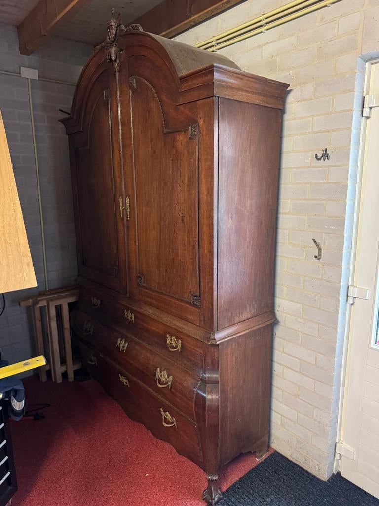 Prachtig eiken kabinet   18e eeuw, Antiek en Kunst, Ophalen