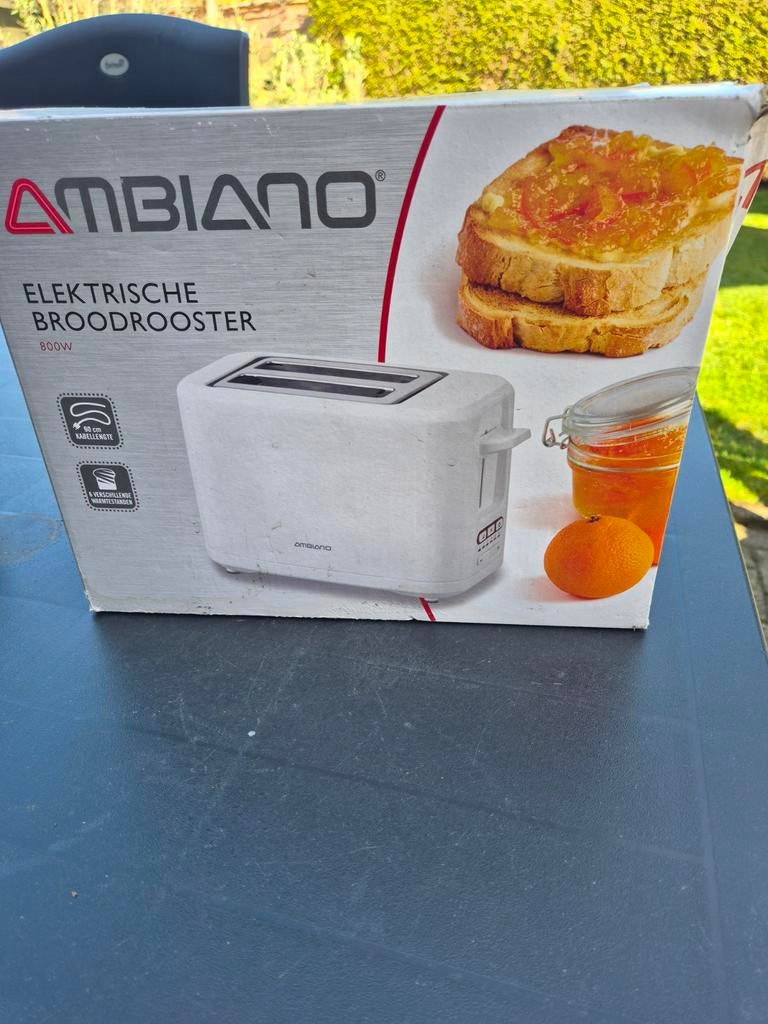 Nieuwe Ambiano Elektrische Broodrooster 800W, Ophalen of Verzenden, Nieuw