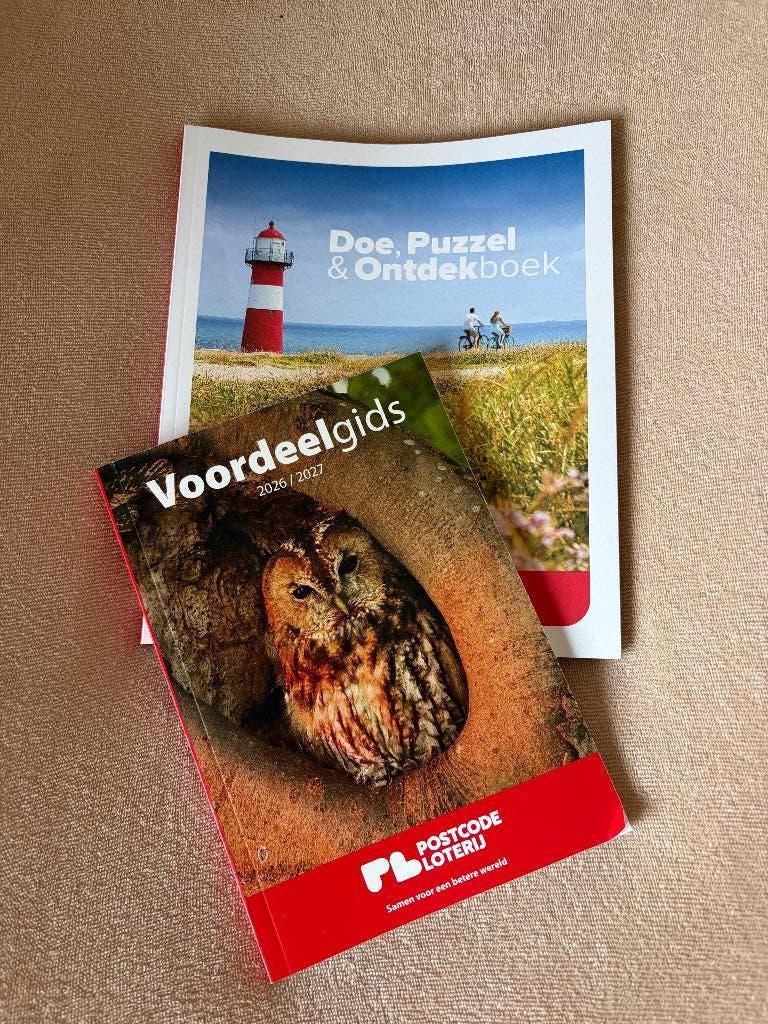 Postcode Loterij voordeelgids en doe, puzzel & ontdekboek, Drie personen of meer, Kortingsbon, Overige typen