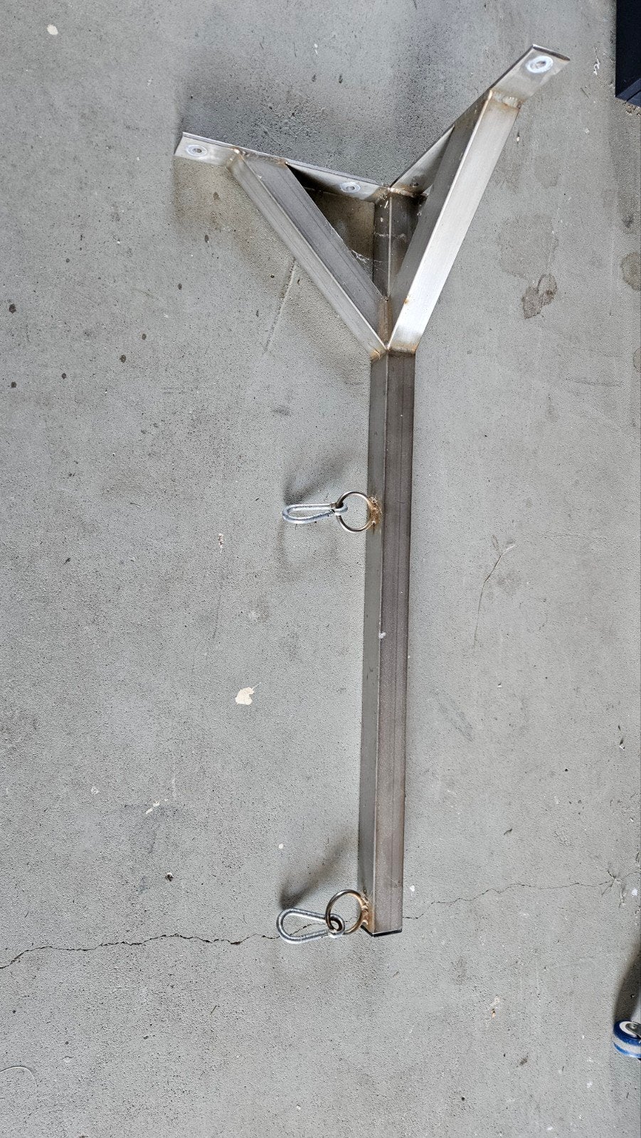 Metalen ophanghaak / schommelhaak, Ophalen