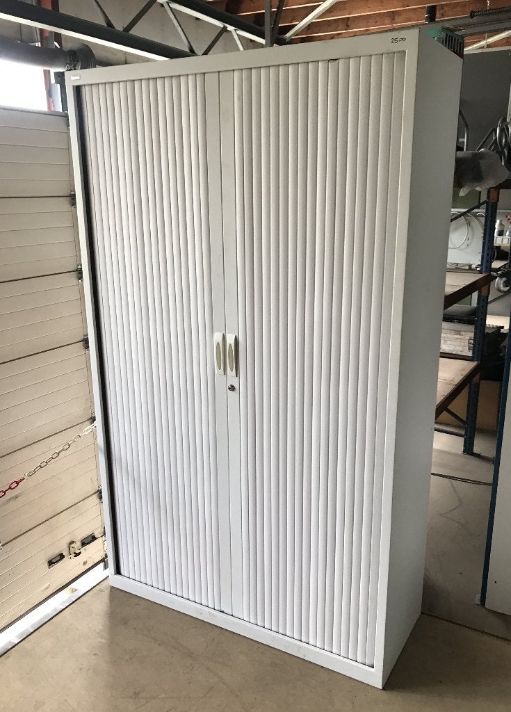 Roldeurkast, NG, 120x45x198 cm en 80x45x198, wit, Huis en Inrichting, Kasten | Roldeurkasten en Archiefkasten, Ophalen, Gebruikt