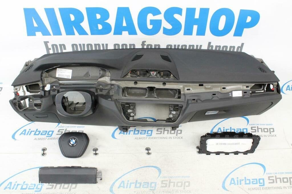Airbag set - Dashboard leder met stiksels BMW 5 serie G30, Gebruikt, Ophalen of Verzenden