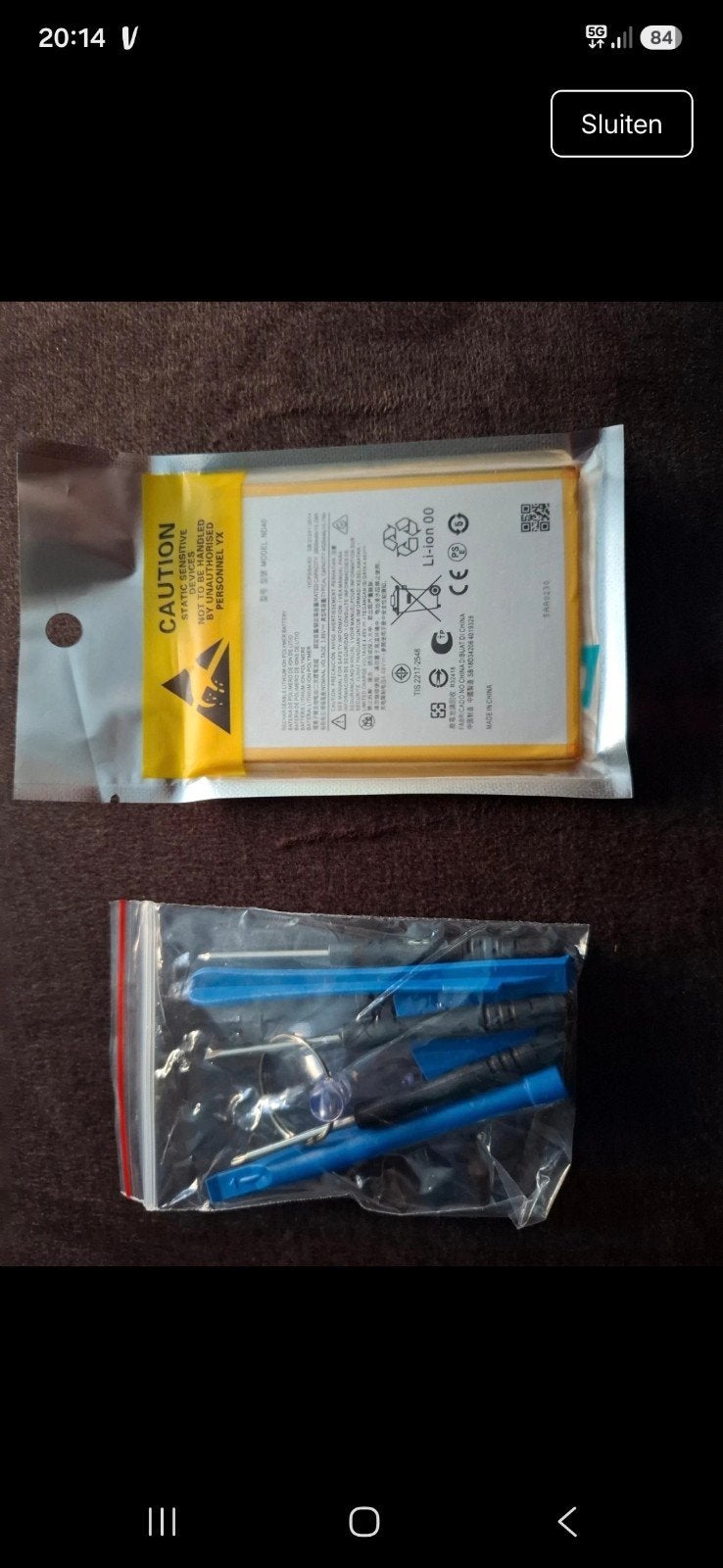 Originele Interne Accu Motorola Edge 30 (Model: ND40) - Nieu, Telecommunicatie, Mobiele telefoons | Batterijen en Accu's, Ophalen of Verzenden