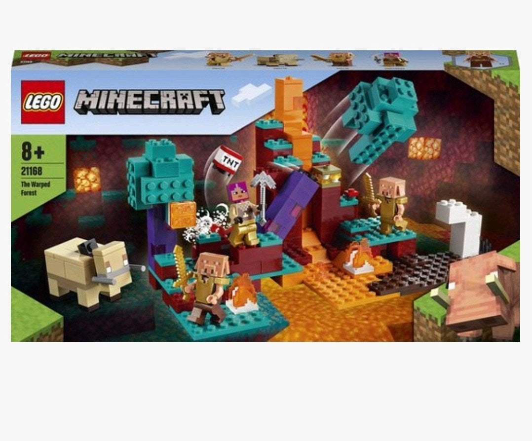 compleet LEGO Minecraft 21168 Het scheve bos, Compleet, Minecraft, Lego, Ophalen of Verzenden