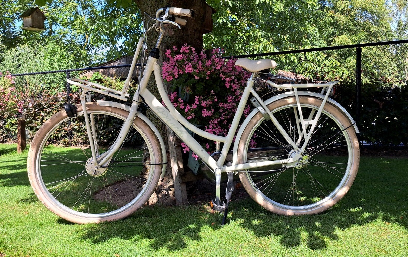 Batavus wit diva fiets dames, Fietsen en Brommers, 53 tot 56 cm, Ophalen, Gebruikt, Versnellingen