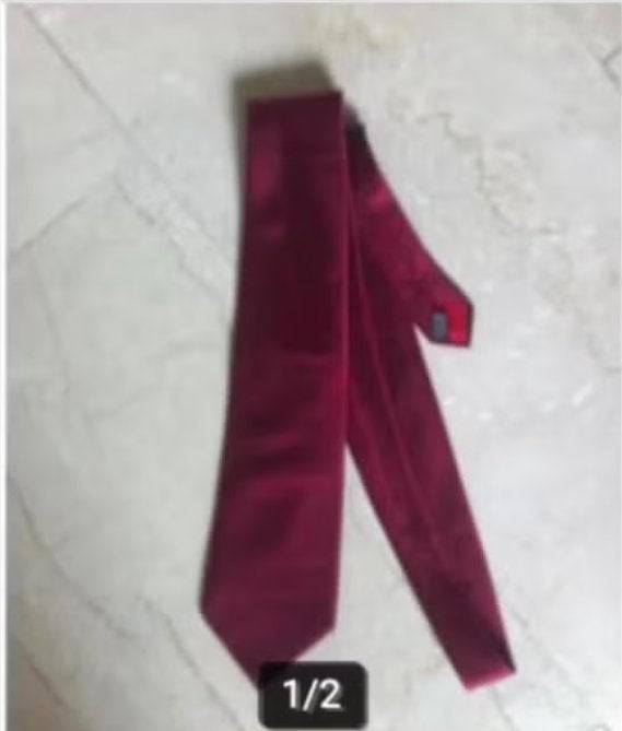 Chique stropdas Claude Arnaud paris bordeaux rood, Kleding | Heren, Claude Arnaud paris, Effen, Ophalen of Verzenden, Zo goed als nieuw