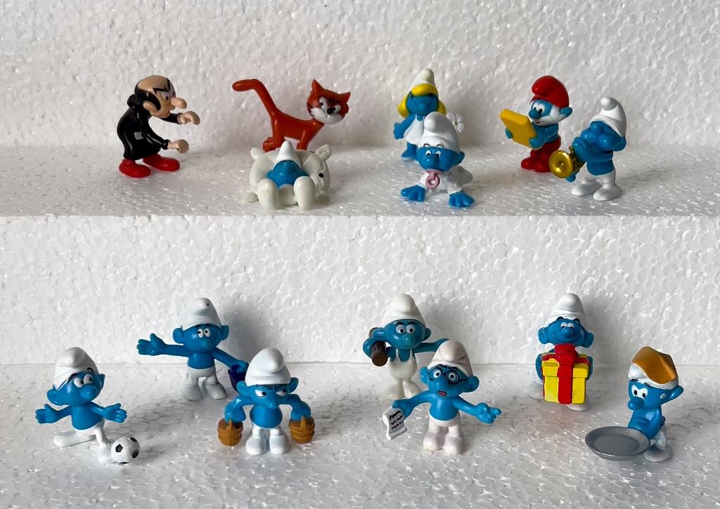 14 Smurfen in goede staat!, Verzamelen, Smurfen, Ophalen of Verzenden, Zo goed als nieuw, Verschillende Smurfen, Poppetje, Figuurtje of Knuffel
