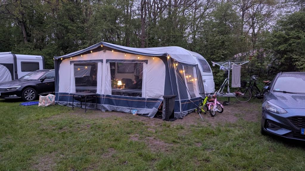 Star camp voortent met luifel voor caravan maat 13, Caravans en Kamperen, Ophalen, Gebruikt, Ten Cate All Season 200g/m2, Dorema