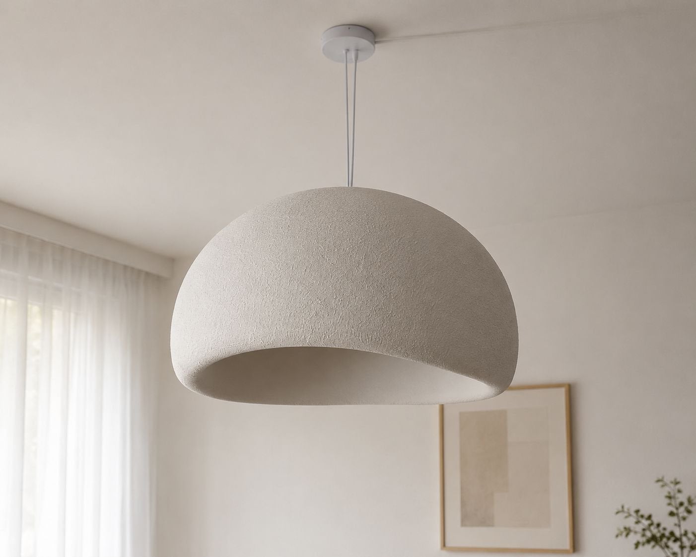 Moderne design hanglamp 65 cm, Ophalen, Zo goed als nieuw