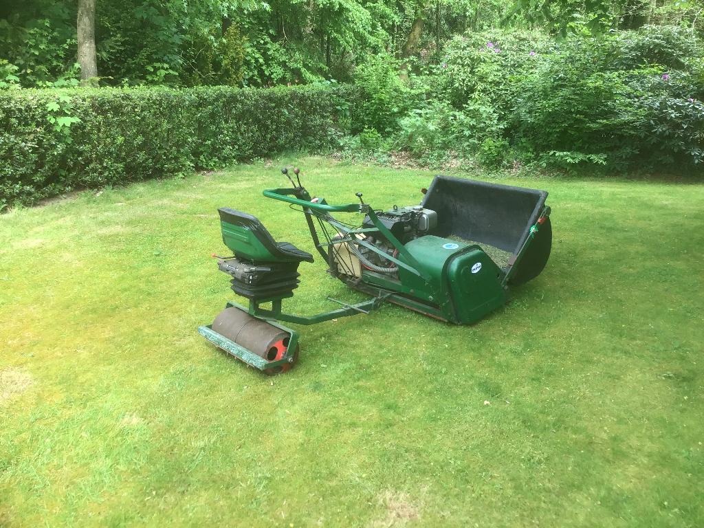 Dennis Kooimaaier 36inch (91cm), Tuin en Terras, Grasmaaiers, Gebruikt, Opvangbak, 50 cm of meer, Kooimesmaaier