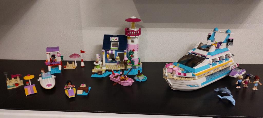 Lego Friends, 5 setjes met het thema in en om het water, Ophalen of Verzenden, Gebruikt, Complete set, Lego
