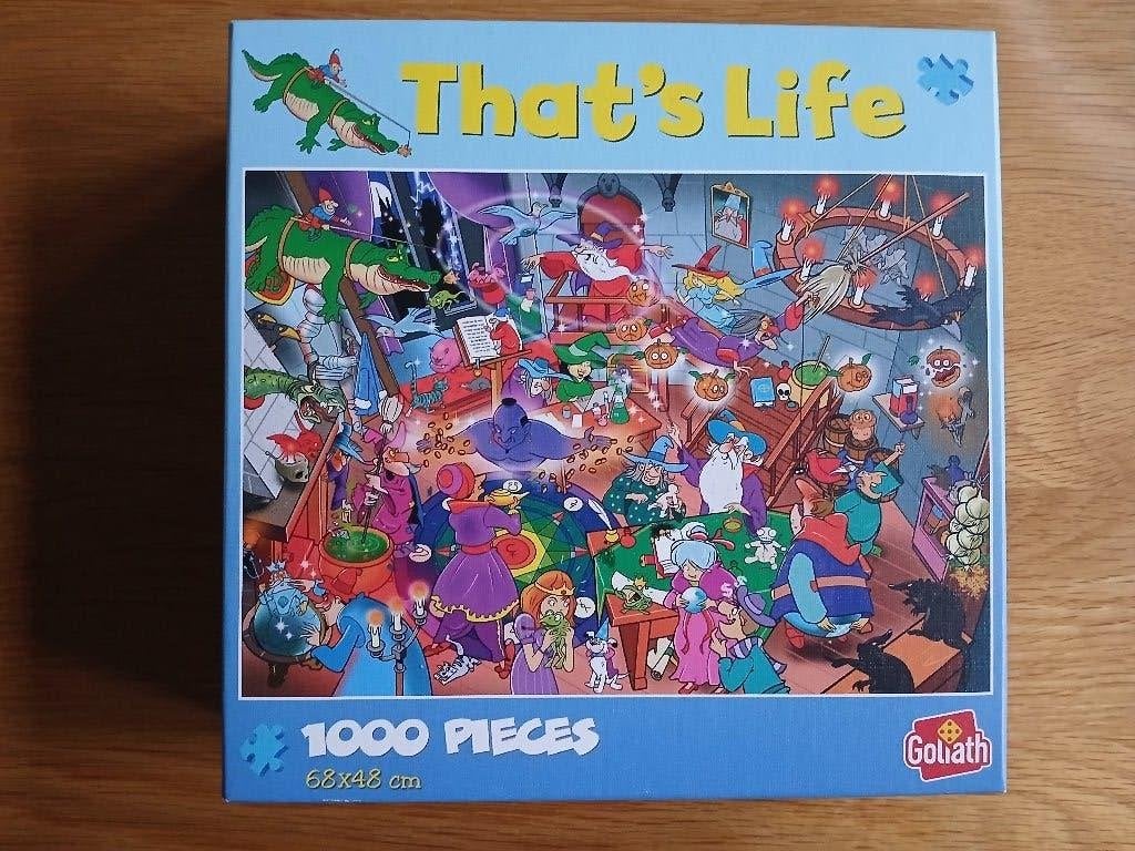 Te koop legpuzzel van het merk Goliath, That's Life: Magic., Ophalen, 500 t/m 1500 stukjes, Zo goed als nieuw, Legpuzzel