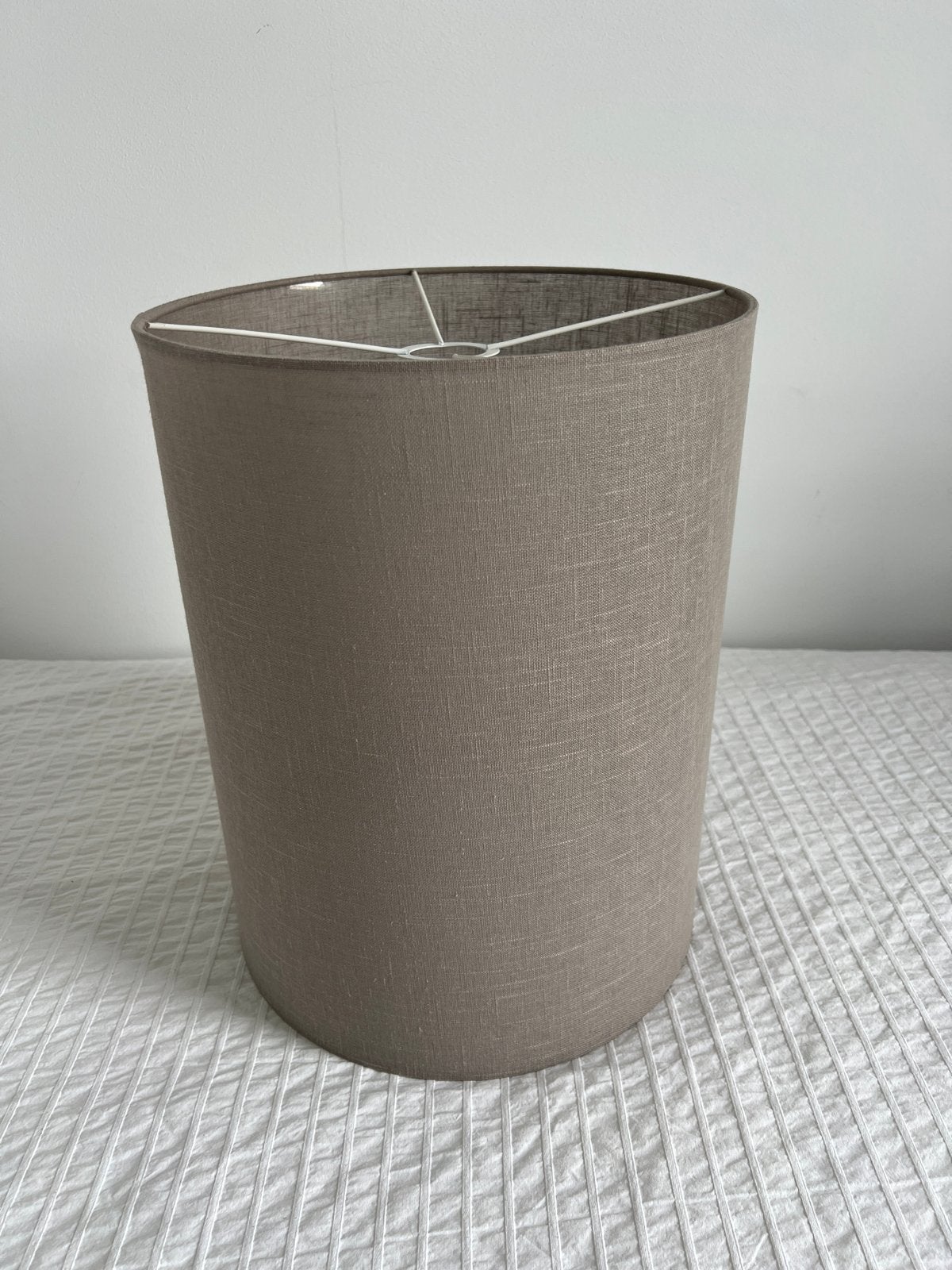 Beige Lampenkap Loods5 - H40cm D20cm, Huis en Inrichting, Lampen | Lampenkappen, Ophalen, Gebruikt, Overige typen, Beige