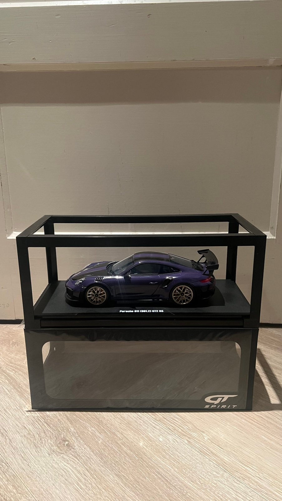 GT Spirit Porsche 991.2 GT2Rs Ultra Violet 1:18, Hobby en Vrije tijd, Modelauto's | 1:18, Ophalen of Verzenden, Nieuw, Auto, Overige merken