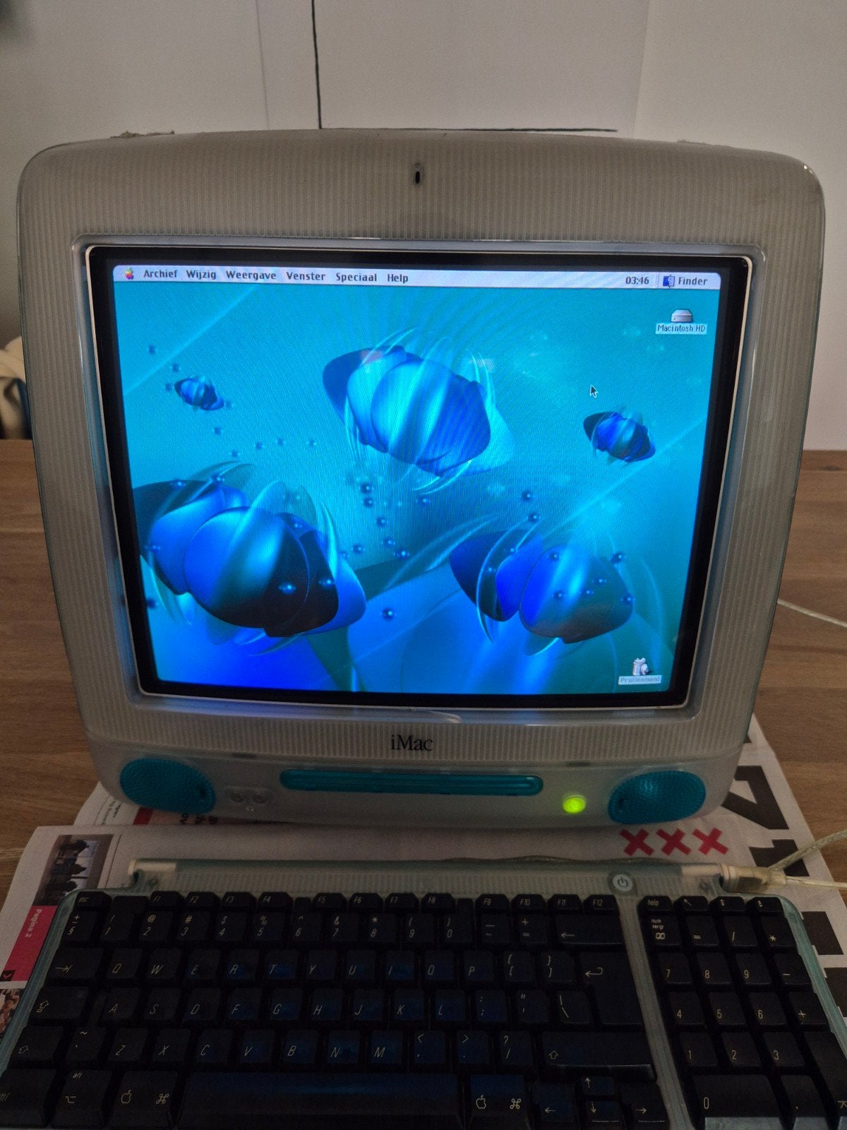 Apple iMac G3 350MHz (Blauw), Ophalen, Gebruikt, Minder dan 4 GB, 15 inch