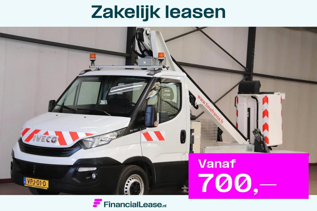 Iveco Daily 35S12 HOOGWERKER 13 METER LT130TB MET 3500 KG TR, Stof, Gebruikt, Euro 6, Iveco