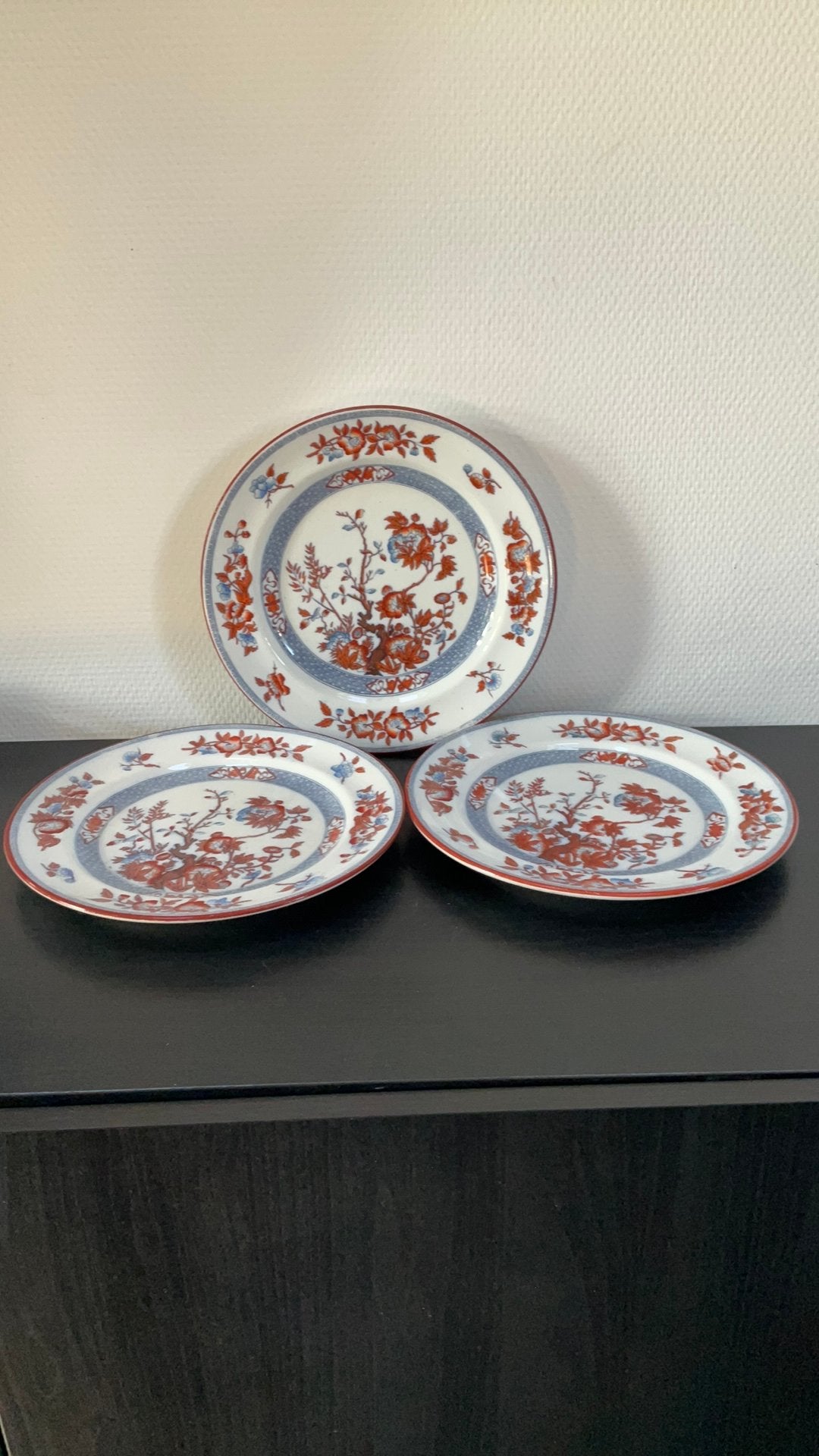 Set van 3 vintage Petrus Regout Maastricht Holland borden, Ophalen of Verzenden