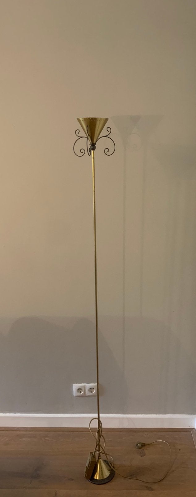 2 vloer lampen met extra lampjes, Huis en Inrichting, Lampen | Spots, Ophalen, Gebruikt, Vloerspot of Grondspot
