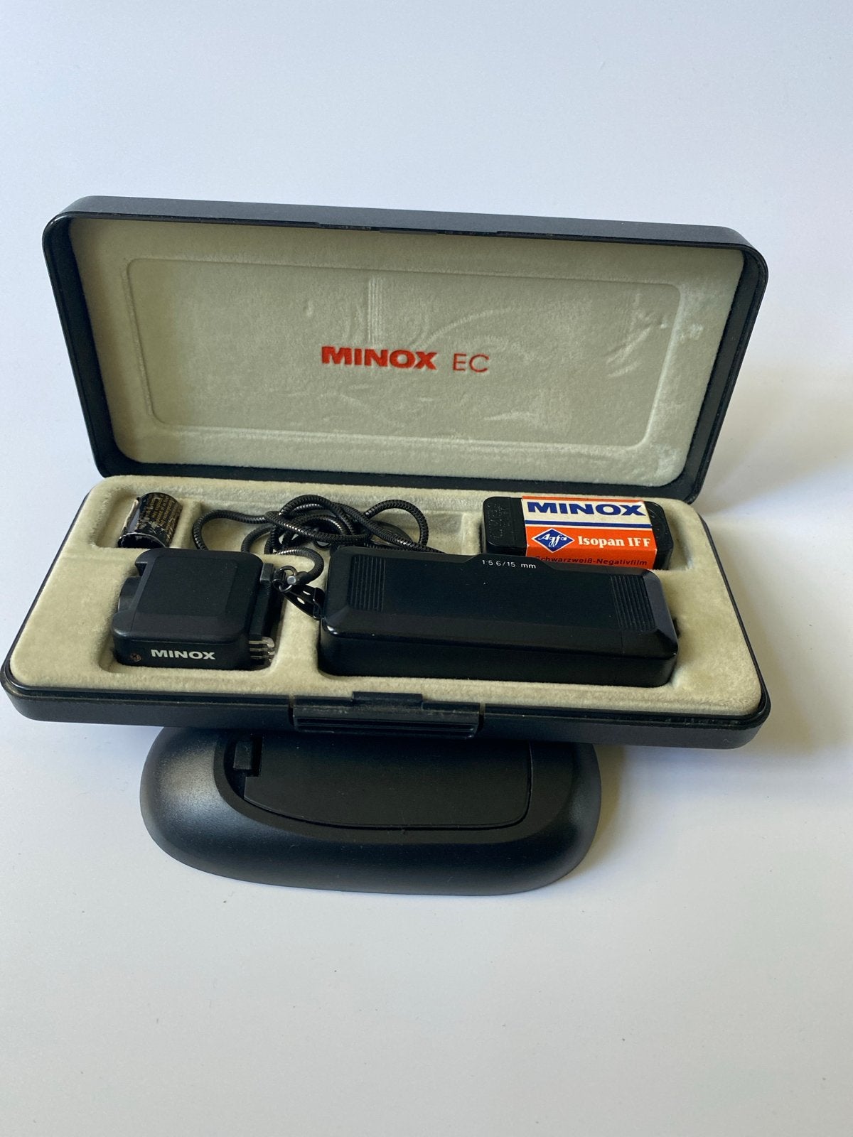 Minox EC Subminiatuur Camera met Accessoires en Koffer, Ophalen of Verzenden, Zo goed als nieuw, Compact, Overige Merken