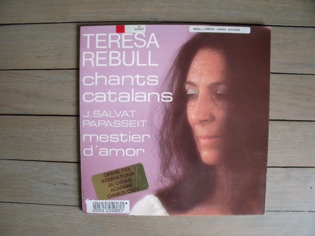Teresa Rebull - Chants catalans, LP, Gebruikt, Ophalen of Verzenden, Gatefold hoes