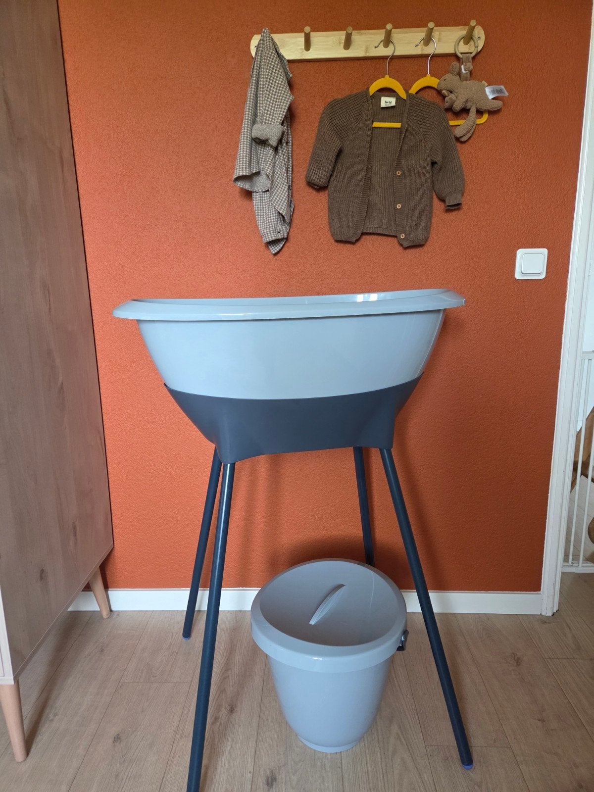 luma bad blauw, Kinderen en Baby's, Ophalen, Zo goed als nieuw, Badje