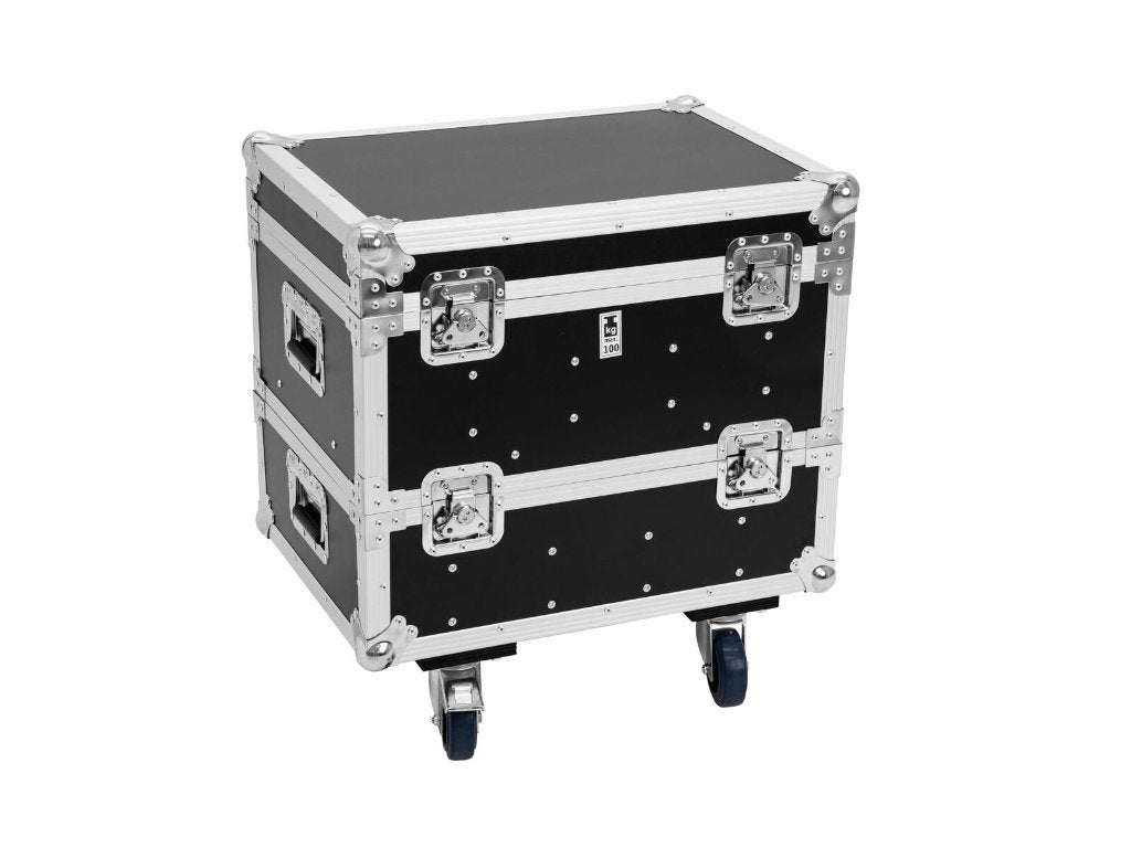 ROADINGER Flightcase 8x IP PIX Strobe RGB CW+WW with wheels, Geluidgestuurd, ., Nieuw, Ophalen of Verzenden