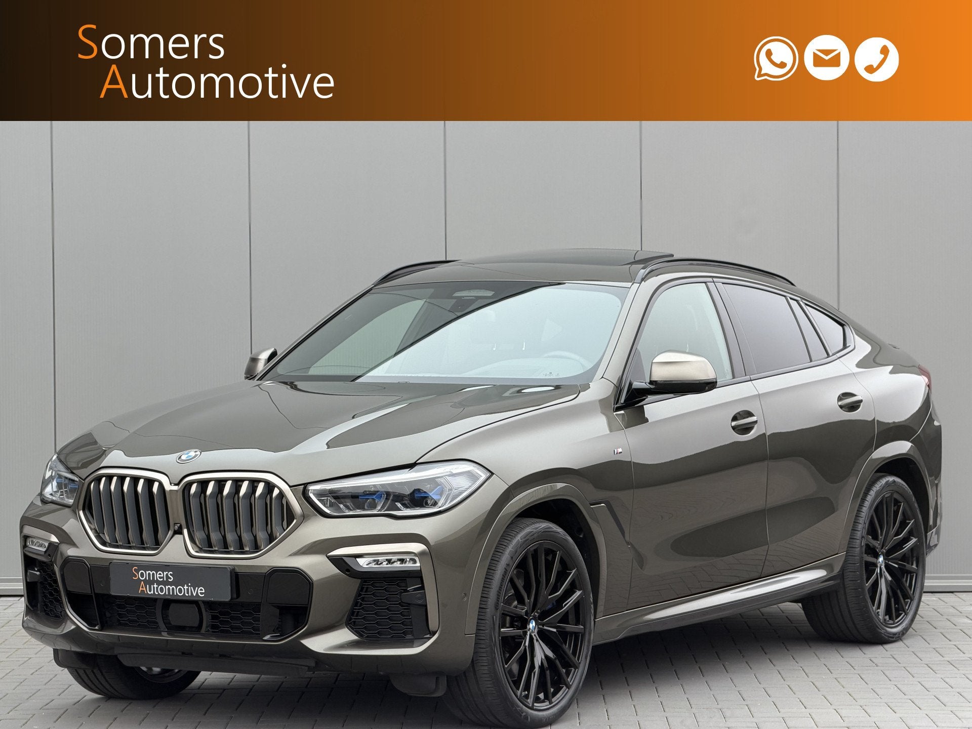 BMW X6 M50i High Executive | Panorama | Bowers & Wilkins | S, Auto's, Automaat, Dealer onderhouden, Gebruikt, 532 pk